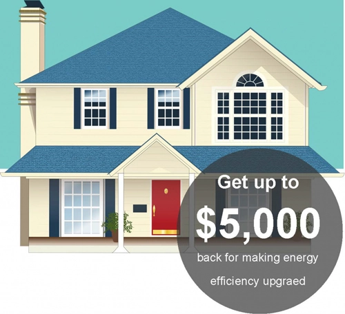 Qualify for up to $5,000 back with the Home Efficiency Rebate
